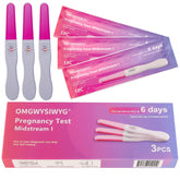 OMGWYSIWYG test de grossesse dipstick avec détection précoce pour domicile