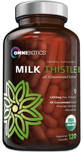 OmniBiotics chardon Marie bouteille, présentation du complément et potentiel soutien foie.