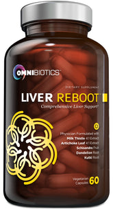Capsules OmniBiotics Liver Cleanse pour soutien potentiel du foie et digestion.