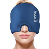 ONLYCARE cap-soulagement-migraine : capuche couvrant le front et les tempes pour un soulagement ciblé.