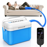 ONLYCARE genou-glace avec pompe silencieuse pour rétablissement discret à domicile.