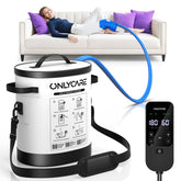ONLYCARE cryothérapie froide appliquée sur le genou pour confort ciblé.