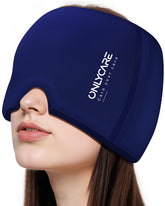 ONLYCARE Cap de soulagement migraine : design ergonomique entourant parfaitement la tête et offrant une pression ciblée.
