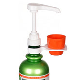 Pompe Onsogi sur bouteille TheraBreath, pratique et hygiénique pour le rinçage.
