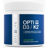 Opti Life MD D3/K2 capsules – soutien potentiel à la densité osseuse.