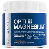 Opti + Life MD triple magnésium en bouteille pour une utilisation quotidienne.
