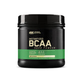 Optimum Nutrition BCAA poudre instantisée sans arôme, facile à mélanger après l’entraînement.