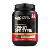Optimum Nutrition Gold Standard Whey Vanilla Ice Cream en pot, source rapide de protéines.