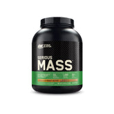 Optimum Nutrition Serious Mass – Bouteille Chocolat-Cacahuète, shake calorique dense pour prise de masse.