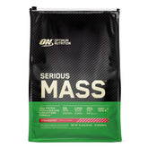 Optimum Nutrition Serious Mass Fraise – bouteille prête pour un apport calorique élevé et pratique.