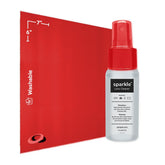 OPTIPAK Sparkle: bouteille pulvérisateur nettoyant lunettes anti-reflets pour une clarté sans traces.