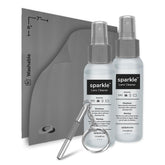 Optipak Sparkle — Bouteille pulvérisateur: nettoyage sans traces pour lunettes et écrans.