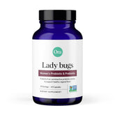 Ora Organic – bouteille de probiotiques pour femmes, soutien potentiel à l'équilibre vaginal.