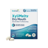 OraCoat XyliMelts emballage pratique pour hydratation buccale en déplacement.