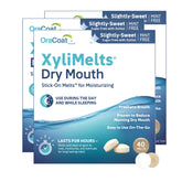 Oracoat XyliMelts: disque adhérent pour dents et gencives, hydratation prolongée.