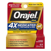 Orajel crème-nuit-dent-0-25-oz: soulagement possible des douleurs dentaires nocturnes.