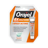 Orajel Moisturelock crème bouton fièvre en application rapide pour soulager douleur.