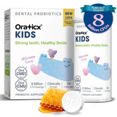 OraTicx Kids Probiotics – bouteille prête à intégrer la routine du soir.