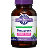Oregon's Wild Harvest Fenugrec en capsules dans une bouteille, soutien potentiel à l'allaitement.