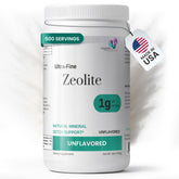 Organic Excellence Zeolite Clinoptilolite : bouteille visible, étiquette nette et promesse de bien-être.