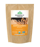 ORGANIC INDIA Ashwagandha Poudre, emballage 1lb, soutien potentiel au stress.