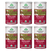 Boîte ORGANIC INDIA poudre psyllium base-plantes, fibres solubles et insolubles.
