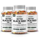 Organics Ocean Better Black Seed Oil – bouteille d'huile de nigelle pure et concentrée