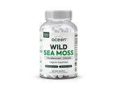 Gélules Organics Ocean Sea Moss – bouteille prête pour énergie durable.