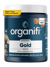 Organifi Gold : poudre nuit relaxation, idéal pour un rituel du soir.