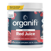 Organifi Red Juice – bouteille d'énergie naturelle pour votre journée.
