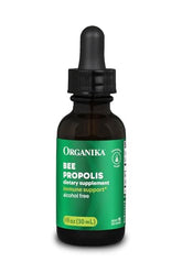 Organika Propolis Tincture, bouteille 1 oz, pratique pour le confort de la gorge.
