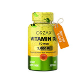 ORZAX Vitamine D3 – flacon compact et pratique à ranger