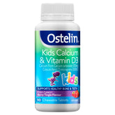 Ostelin Enfant Calcium D3 – comprimés croquables goût baie, soutien dents et os.