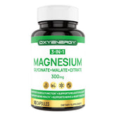 OxyEnergy Triple Magnesium: bouteille montrant la posologie pour une absorption maximale.