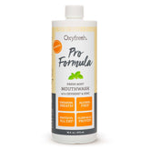 Oxyfresh Pro Formula menthe fraiche – bouteille montrant une fraîcheur durable.