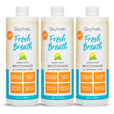 Rince-bouche Oxyfresh Limon-Menthe en flacon pour haleine fraîche au quotidien.