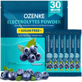 OZENKE sachets électrolytes bleuets, hydratation rapide après l’effort.