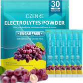 OZENKE électrolytes en sachets raisin, hydratation rapide après l effort