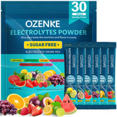 Boîte OZENKE, 30 sticks d'électrolytes prête à l'emploi pour hydrater rapidement.