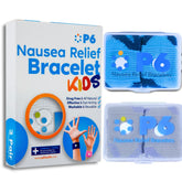 Bandes P6 anti-nausee pour enfant gris, soutien potentiel lors des trajets