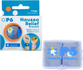 Bandes P6 anti-nausée au poignet – soulagement naturel lors des trajets.