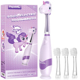 Papablic Arya, brosse électrique pour tout-petit avec licorne, rend le brossage ludique.