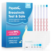 Papablic bandes-test alcool lait maternel: vérification rapide avant la tétée