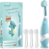 Papablic Debby avec couvercle dinosaure, brossage ludique pour tout-petits.