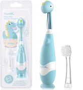 Papablic Debby avec capuche dinosaure pour un brossage ludique.