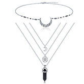 Papasgix pendentif hexagonal améthyste, allure chic et énergie potentielle équilibrante.