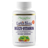 Paradise Herbs Earth's Blend: gelules quotidiennes avec fer pour soutien nutritionnel.
