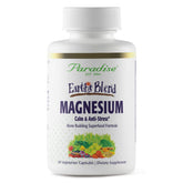 Paradise Herbs Earth's Blend Magnésium : capsules en bouteille, soutien potentiel au stress et au sommeil.