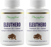 Paradise Herbs Eleuthero Extrait : bouteille prête à l'emploi pour soutenir énergie et concentration naturellement.