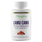 Paradise Herbs Camu Camu extrait en bouteille, source naturelle de vitamine C pour l'énergie